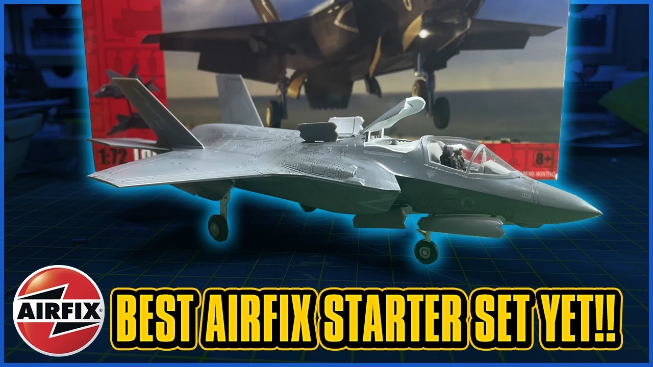 Best Starter Set Yet.. Airfix F-35B Lightning II Build and Review