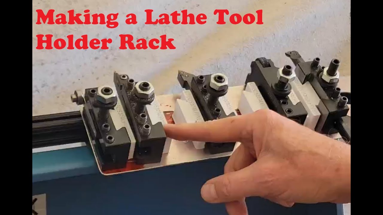 Making a Lathe Tool Holder Rack