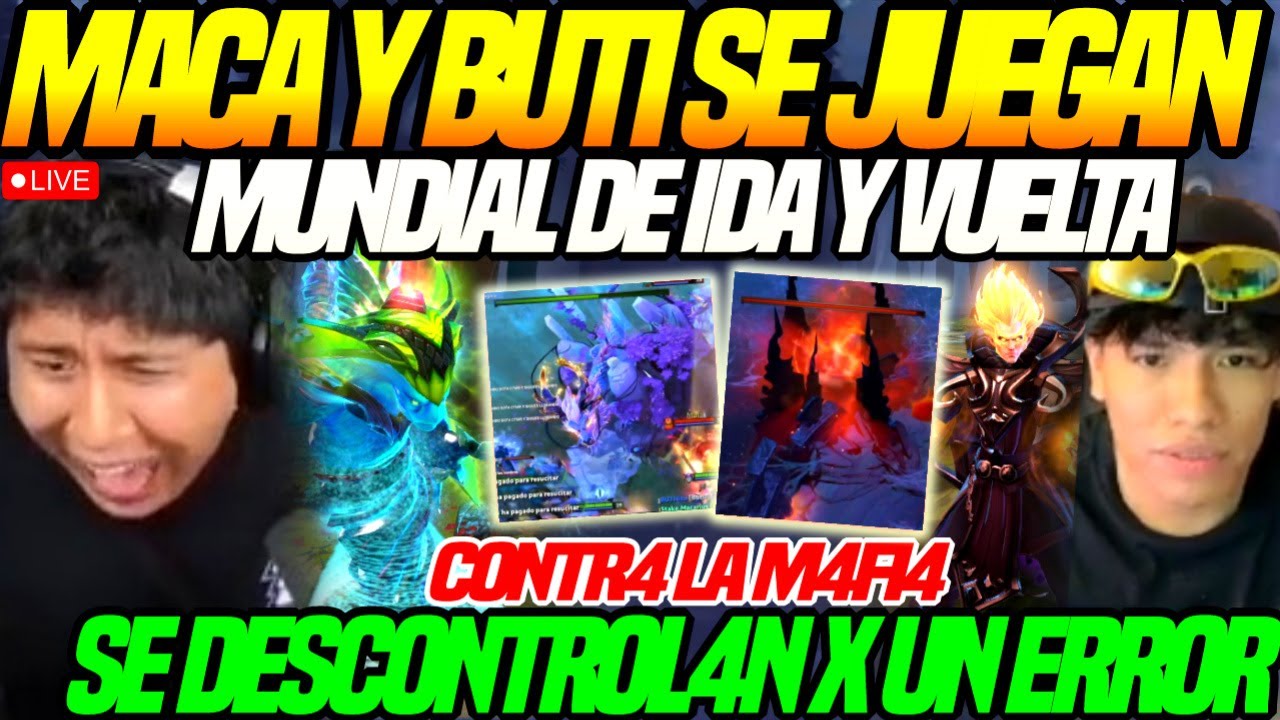 😲MACARIUS y BUTI JUEGAN DOTA EPICO de 1H CON MEGAS y SOLO TRONOS CONTR4 la MAF14😲FINAL INESPERADO