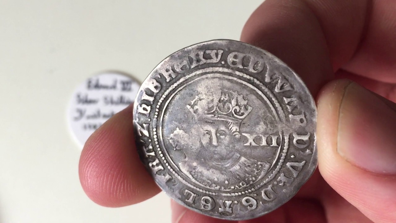 Edward VI Silver Hammered Shilling 1551