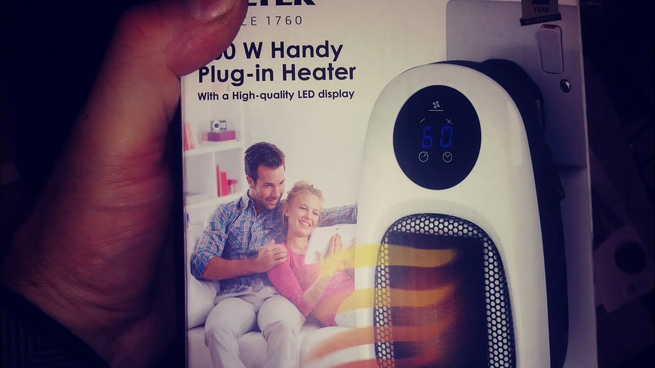 Salter 500w handy plugin Heater♨ lidl