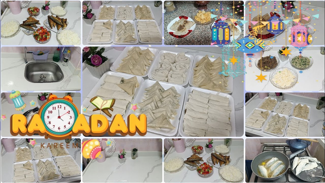 تجهيزات رمضان2026🌙 اهم الأطباق على السفره فى رمضان بأفكار سهله وحشوات بسيطة🌛⭐ 