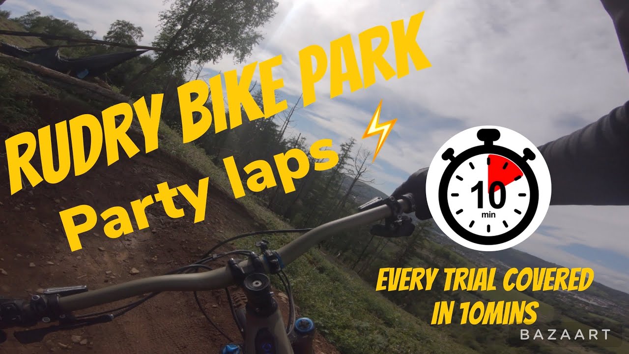 8 MTB trials in 10mins Rudry Bike Park