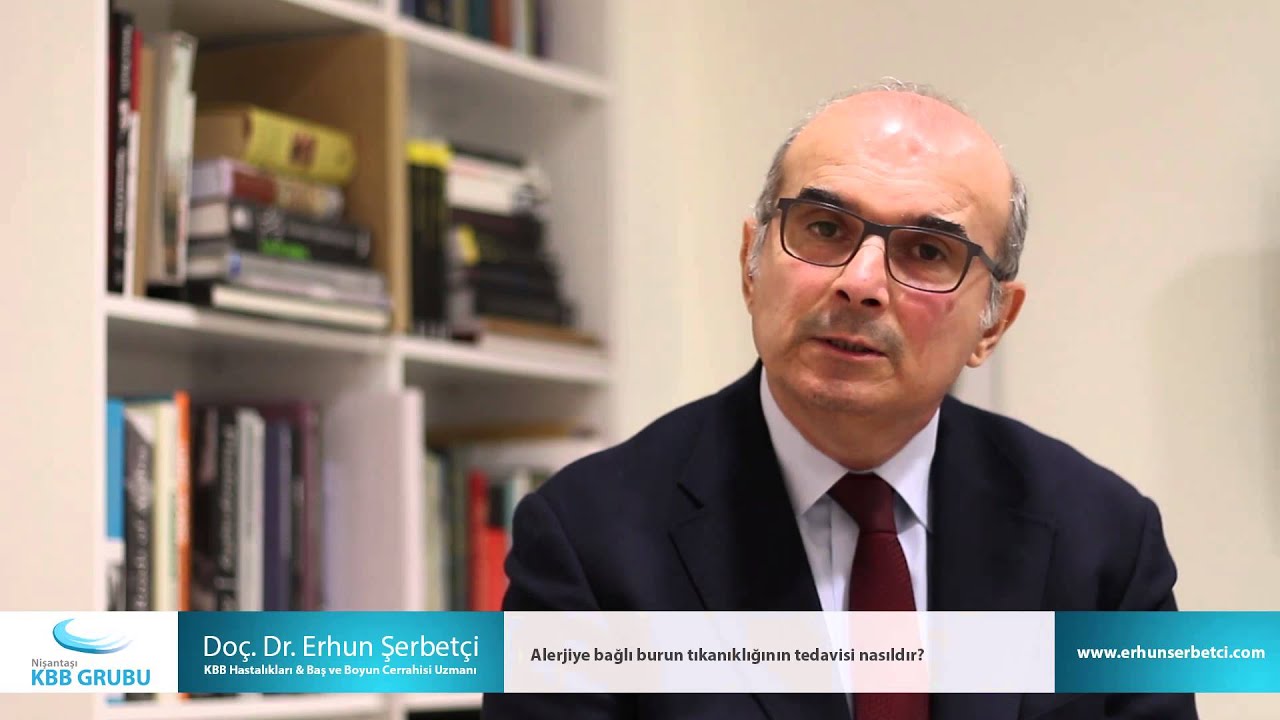 Alerjiye bağlı burun tıkanıklığının tedavisi nasıldır? - Doç. Dr. Erhun Şerbetçi