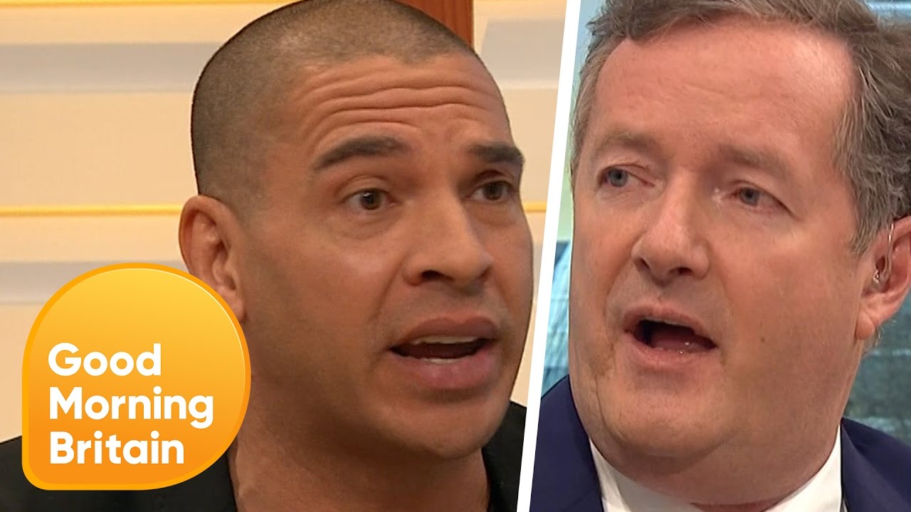Stan Collymore Confronts Piers Morgan Over Controversial 'Man Up' Comments | Good Morning Britain