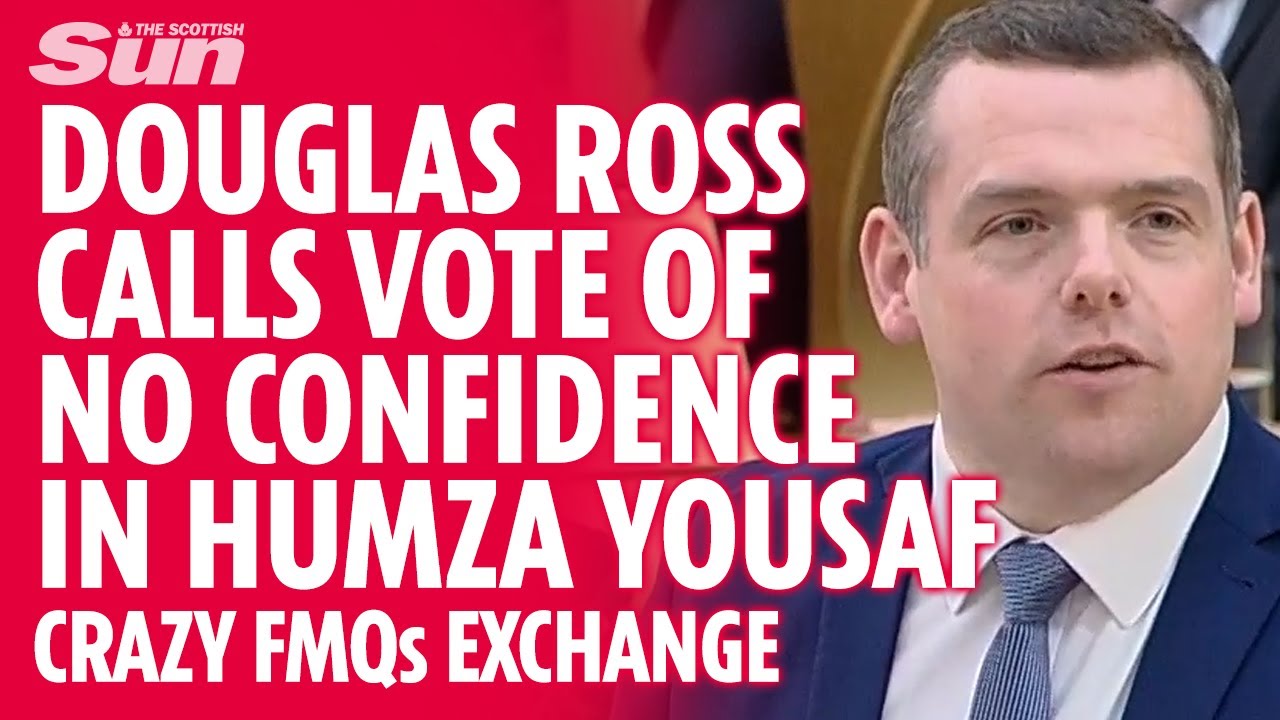 Douglas Ross rips into Humza Yousaf  & The Scottish Greens at crazy FMQs