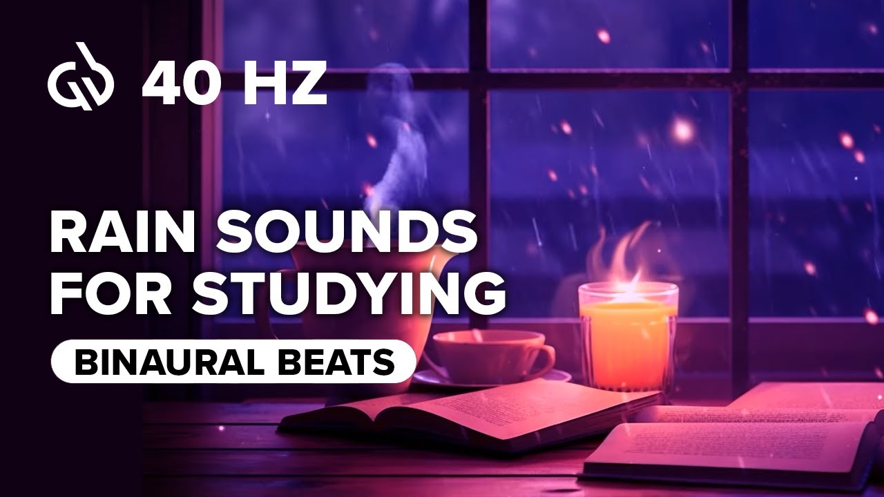 Binaural Beats and Rain Sounds for Studying: Ambience for Study Focus