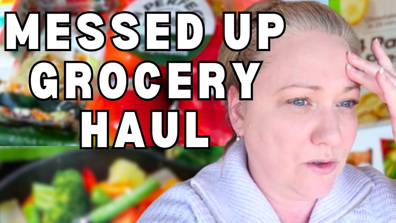 But I finally got the GROCERY HAUL I needed in the end.