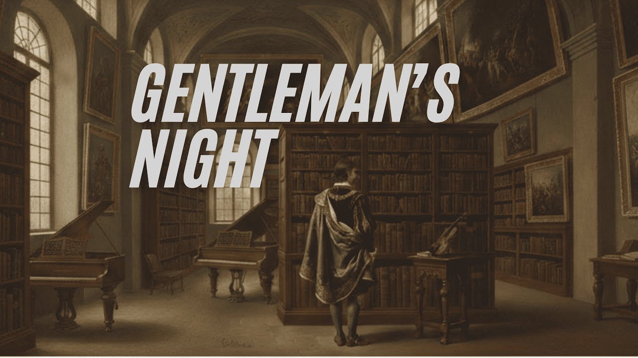 Gentleman’s Night | Dark Elegant Classical Music | Calm Piano & Violin Background