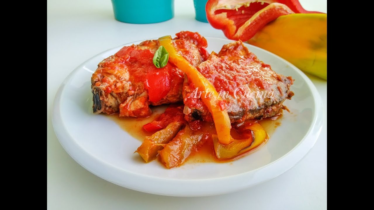 Pesce spada ai peperoni in padella ricetta veloce