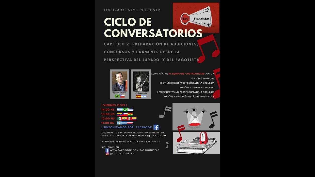 Ciclo de Conversatorios, Capitulo 2: Preparacion de audiciones