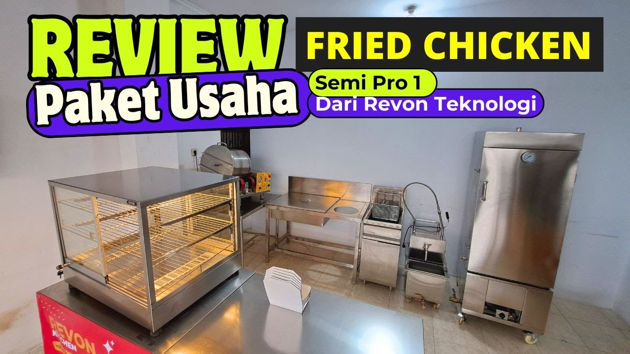 Pilihan PAKET USAHA FRIED CHICKEN Yang Ada Di Revon Teknologi #friedchicken #deepfryer #ayamgoreng