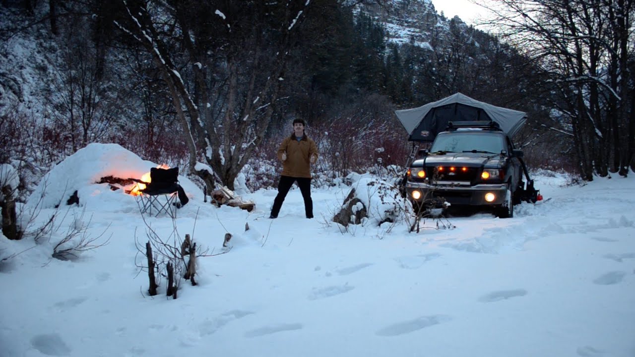 I got stuck my first time solo camping (15 degrees F)