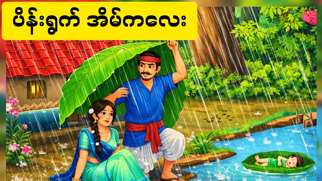 ပိန်းရွက်တွေနဲ့ မိုးတဲ့အိမ်