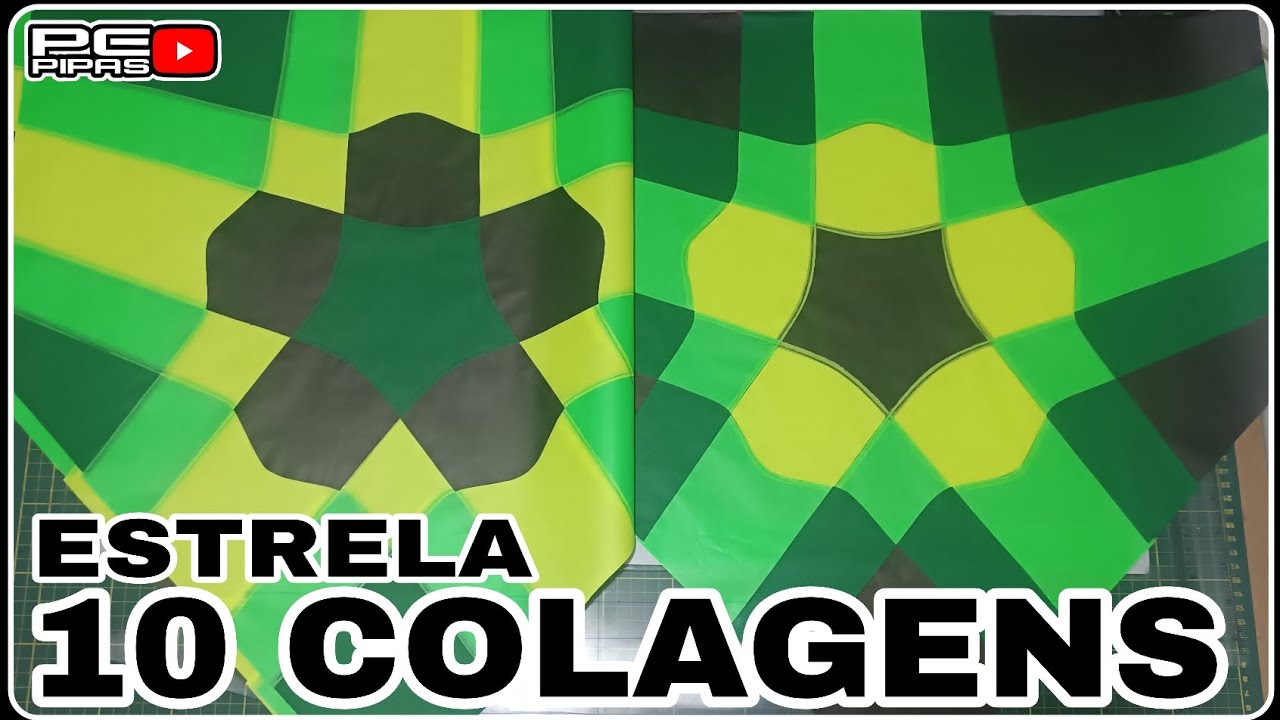 ESTRELA DE 5 PONTAS COM 10 CORTES ONDULADOS