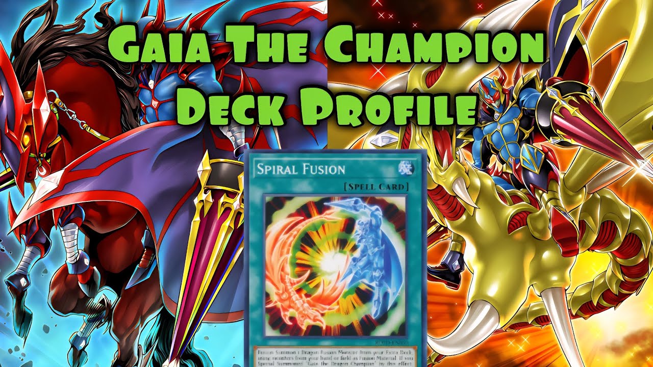 Профиль колоды Yu-Gi-Oh Gaia The Dragon Champion 2025