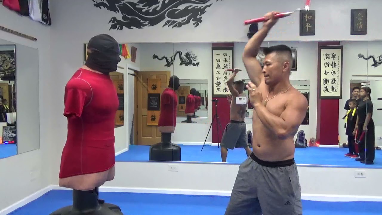 Nunchaku Striking Techniques at Freddie's Modern Kung Fu