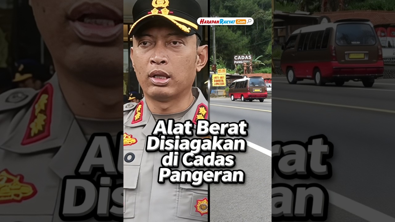 Antisipasi Longsor, Polres Sumedang Siagakan Tim Terpadu & Alat Berat di Jalur Mudik Cadas Pangeran