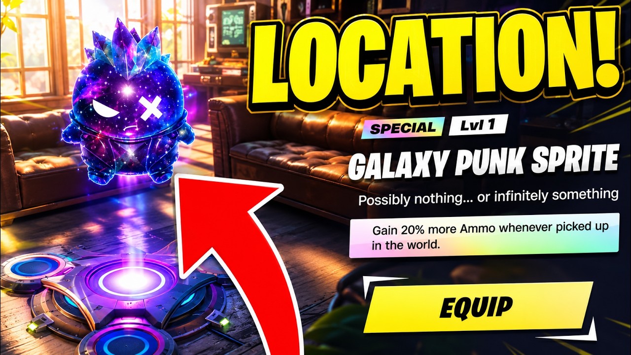 Где найти ГАЛАКТИЧЕСКИЕ СПРАЙТЫ в Fortnite! (Как разблокировать ГАЛАКТИЧЕСКИЕ спрайты)