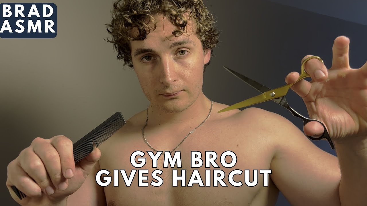 ASMR Gym Bro Gives YOU a HAIRCUT