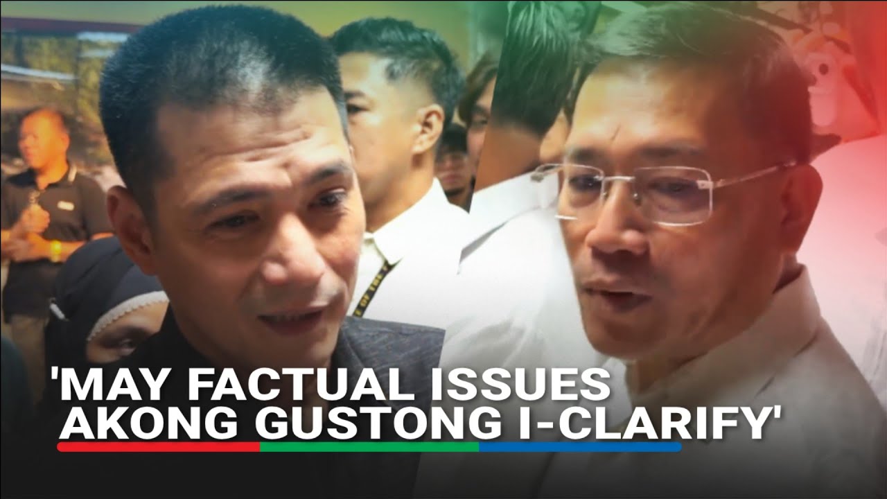 'May factual issues': Baligod, 18 bagmen may aayusin daw muna bago humarap kay Tulfo | ABS-CBN News