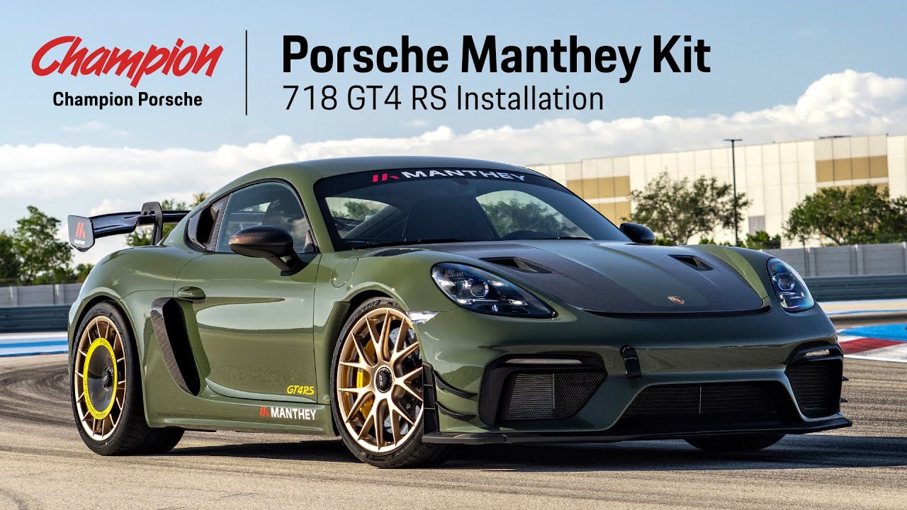 Porsche 718 GT4 RS Manthey Kit - Installation