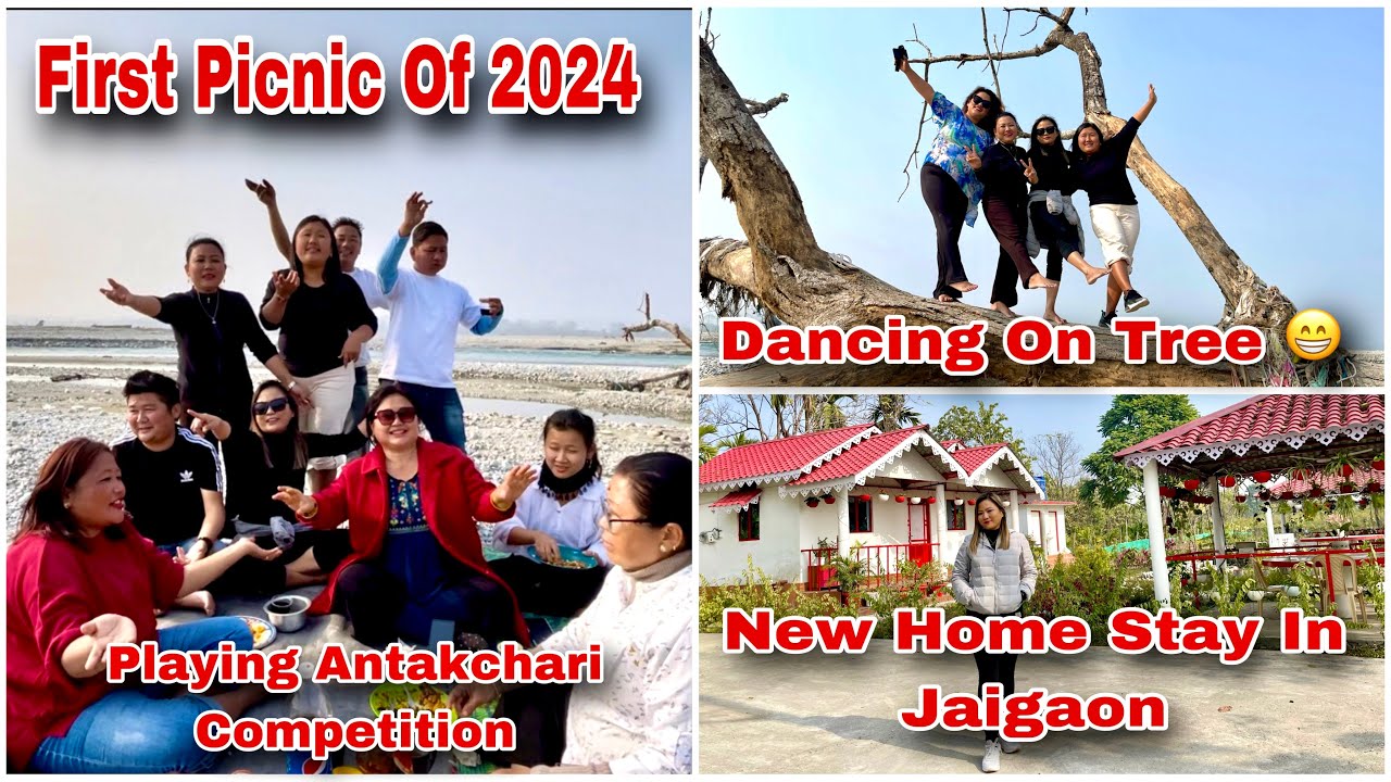 First Picnic Of 2024 | Playing Antakchari Competition | New Home Stay In Jaigaon | MHVlog