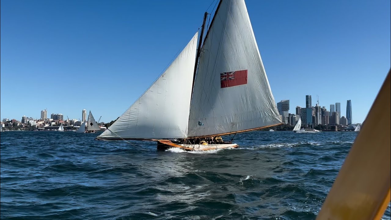 Sydney's Historical 18 Footer Replicas Last Race of Season 2024 25