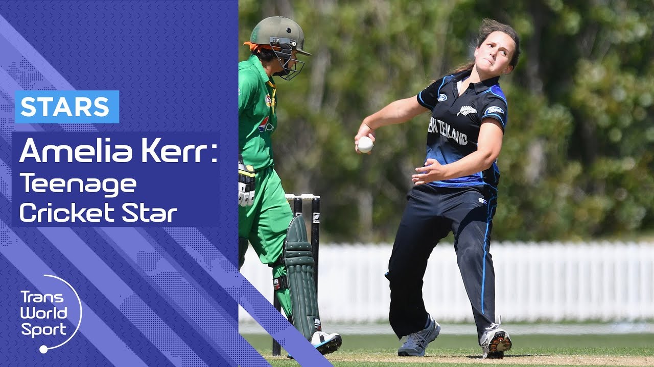 Amelia Kerr | New Zealand's Teenage Cricket Sensation | Trans World Sport