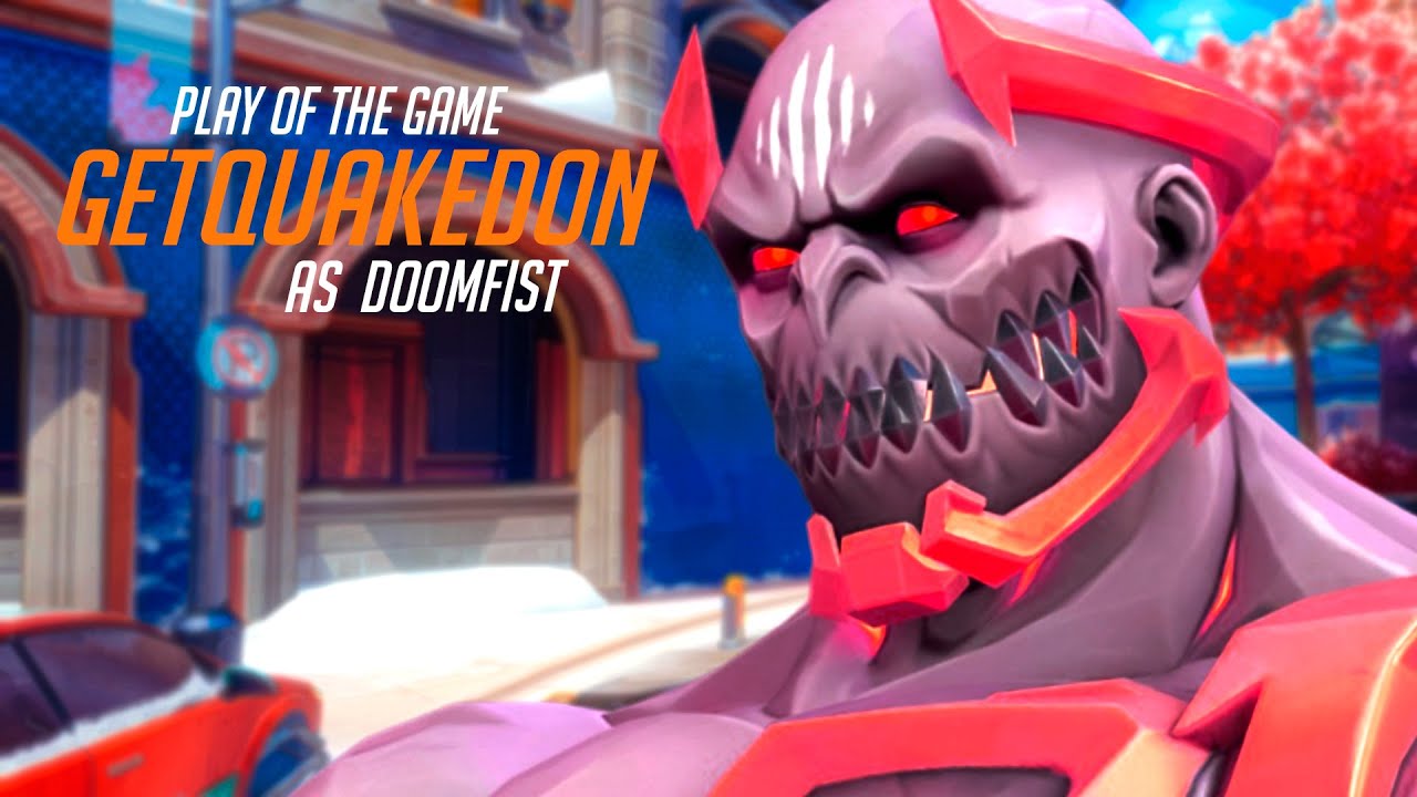 WHAT TOP 500 DOOMFIST ONE TRICK LOOKS LIKE - GETQUAKEDON! POTG! OVERWATCH 2 SEASON 8