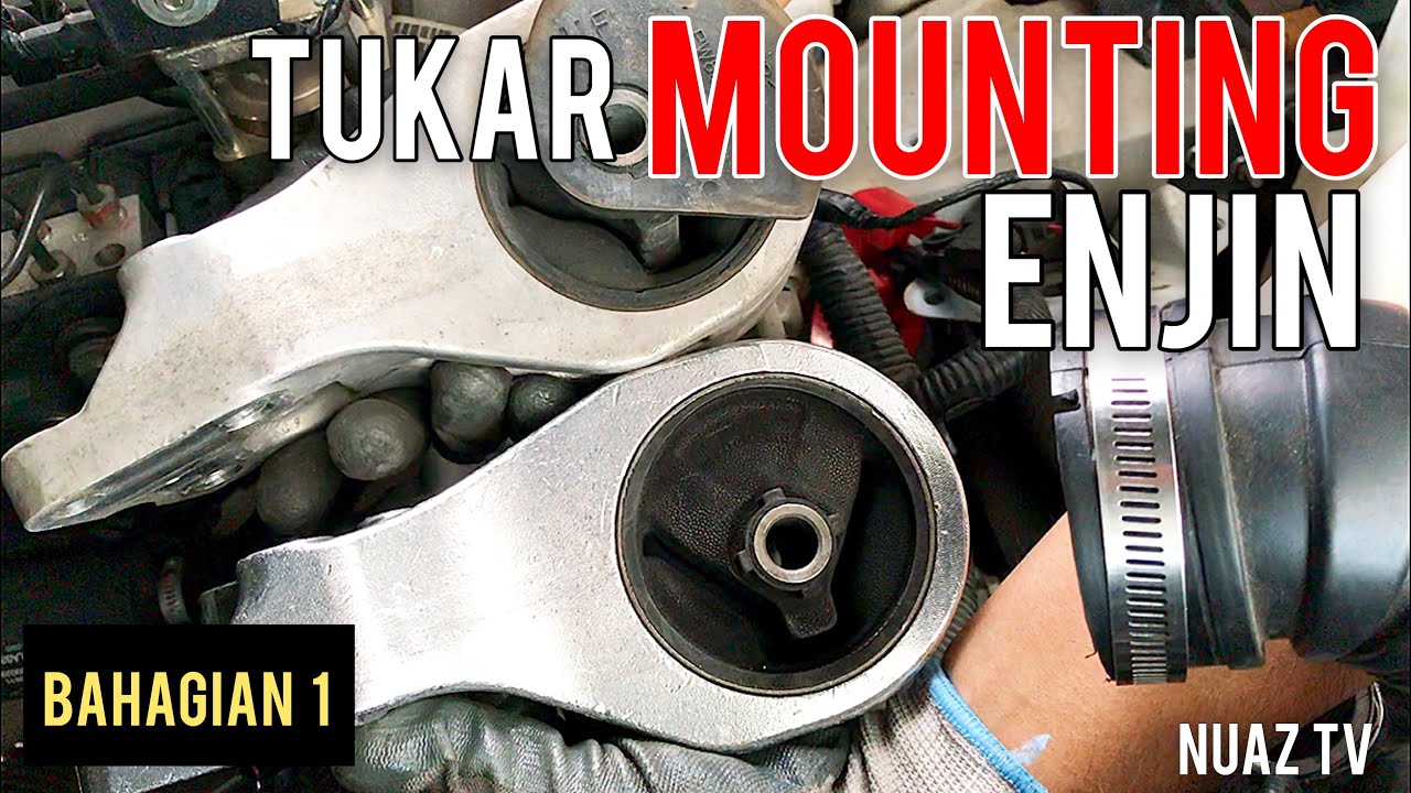 Cara tukar engine mounting proton exora / preve turbo cfe enjin | PART 1
