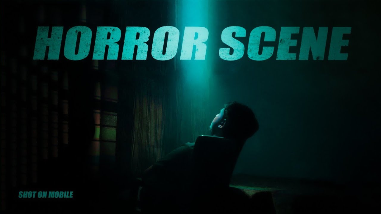 how I made this Horror Scene at home using my phone