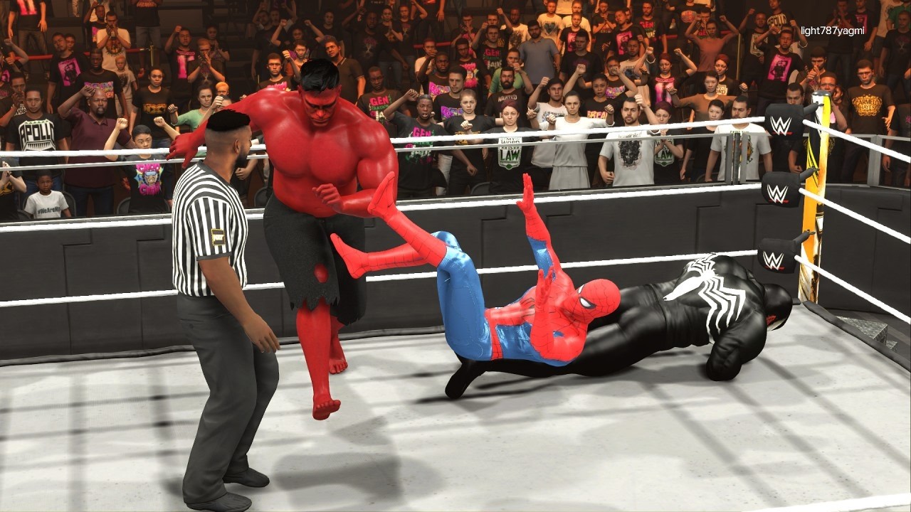 264. spider man vs venom redhulk superhero wwe,Best Marvel's Avengers Tag Teams | Elimination Match