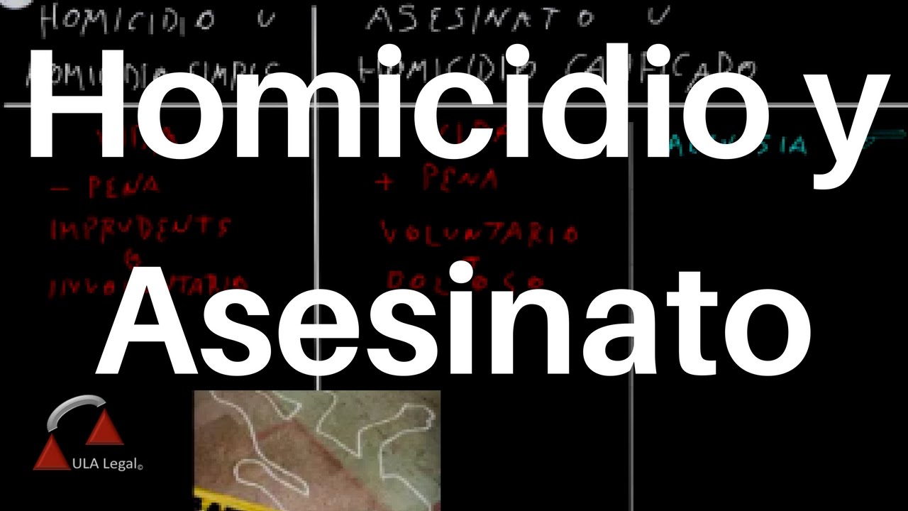 Homicidio simple y Asesinato_Homicidio calificado. DERECHO PENAL