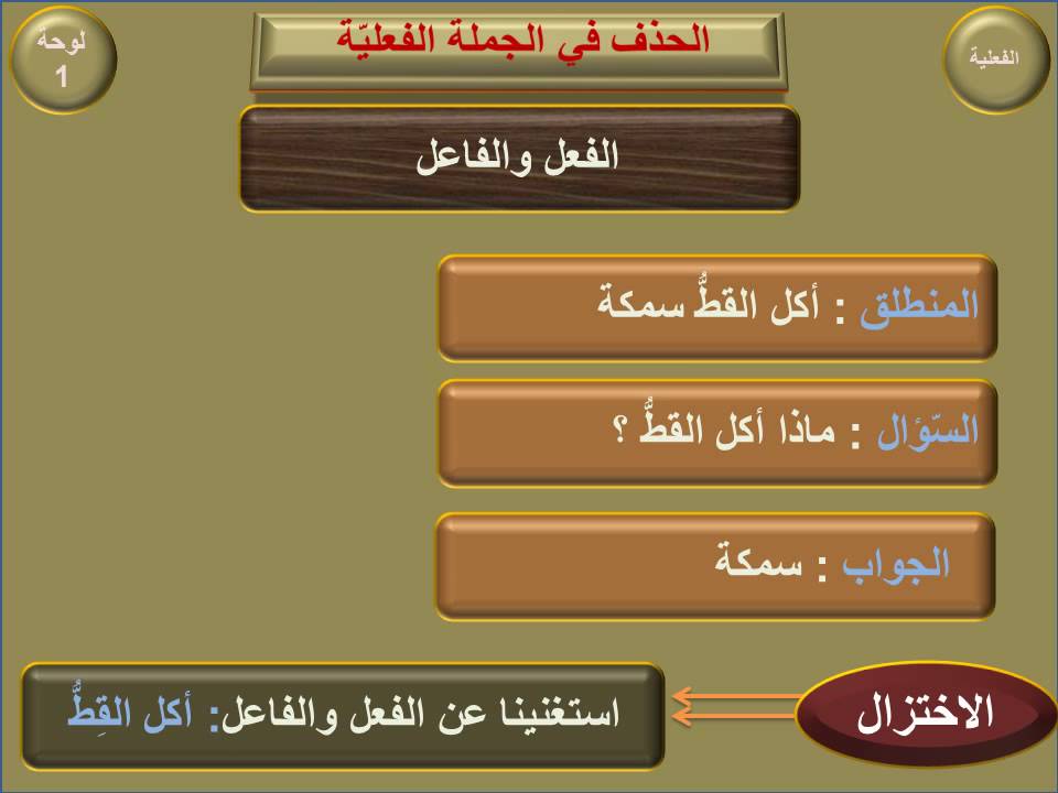 الجملة المختزلة