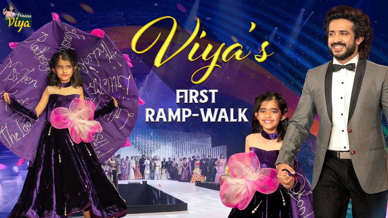 Viya's First Ramp Walk | Princess Viya | Little Mr and Miss South India Pageant | Anchor Ravi