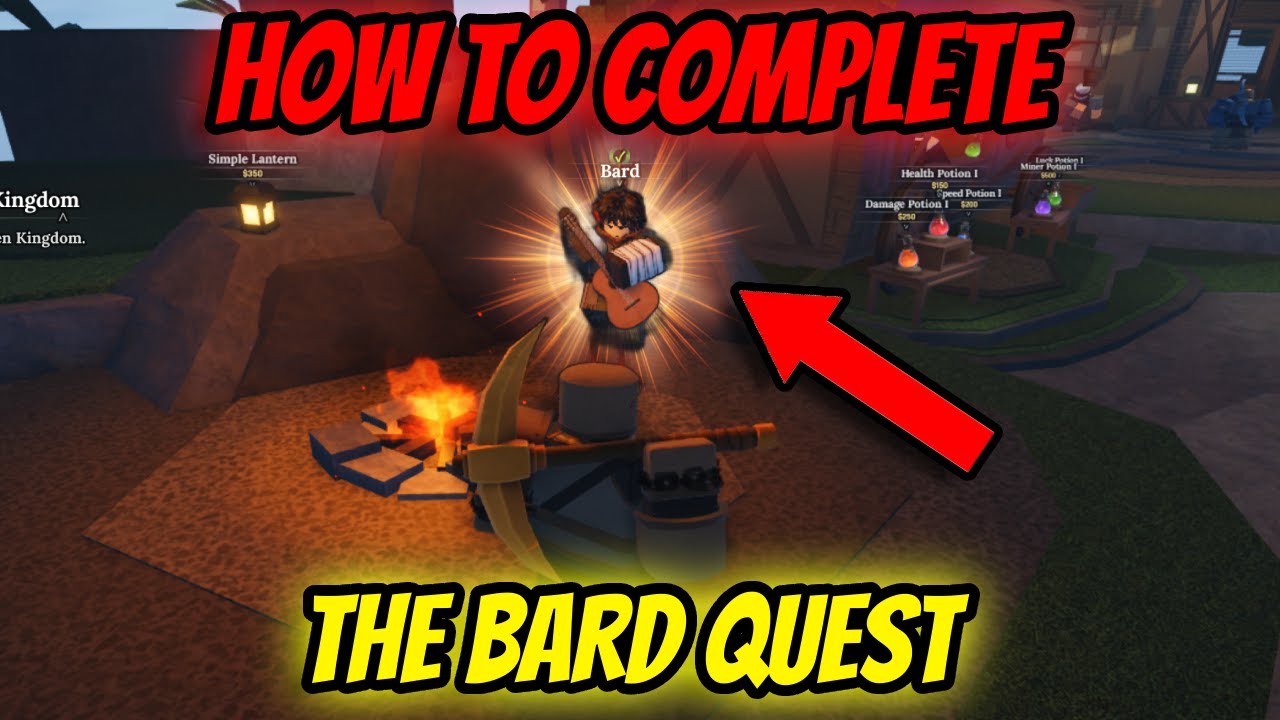 Как пройти квест &laquo;Потерянная гитара Барда&raquo; в игре The Forge на Roblox! 🎸🔥
