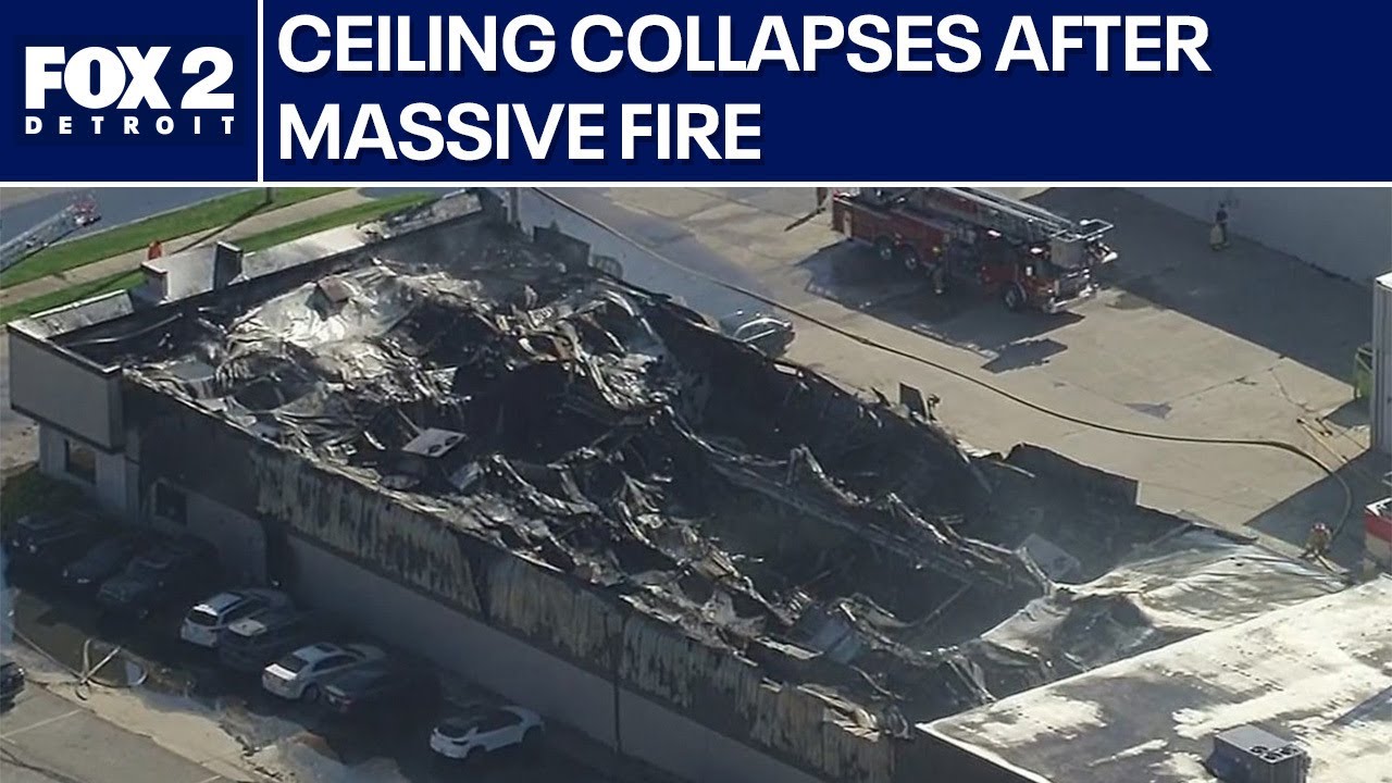 Catastrophic damage after metro Detroit building fire
