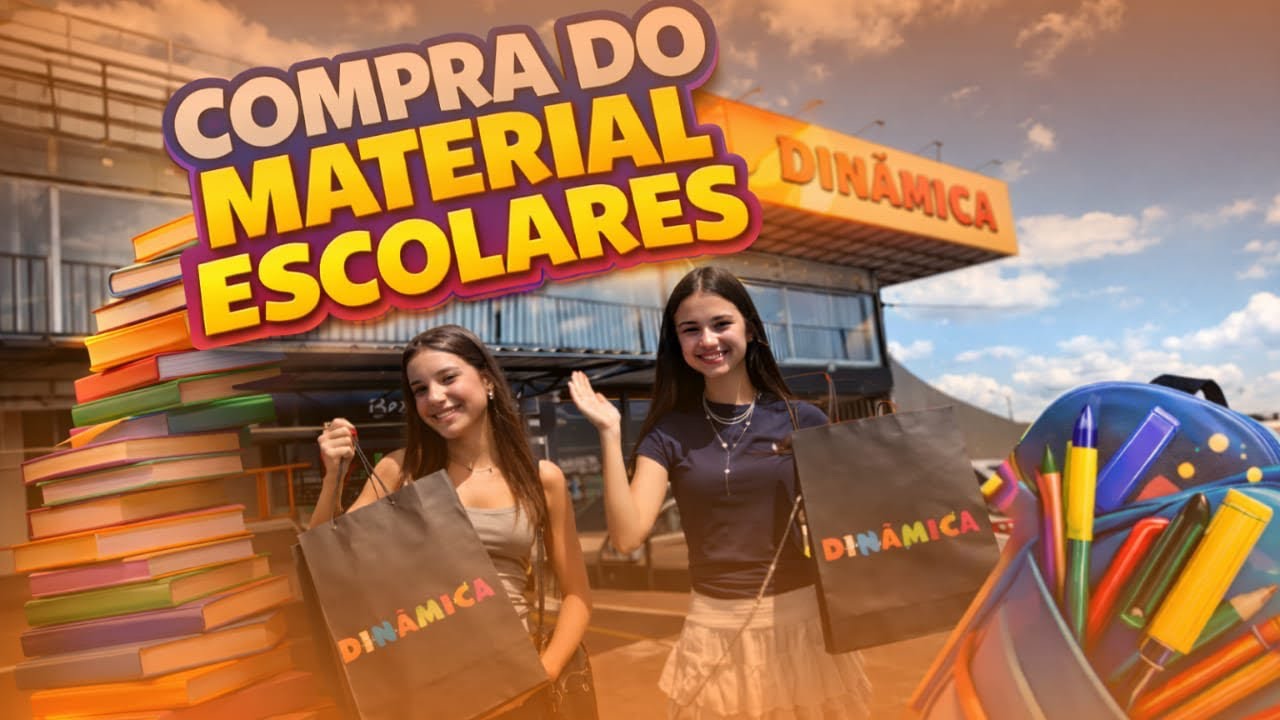 Comprando nossos MATERIAIS ESCOLARES!