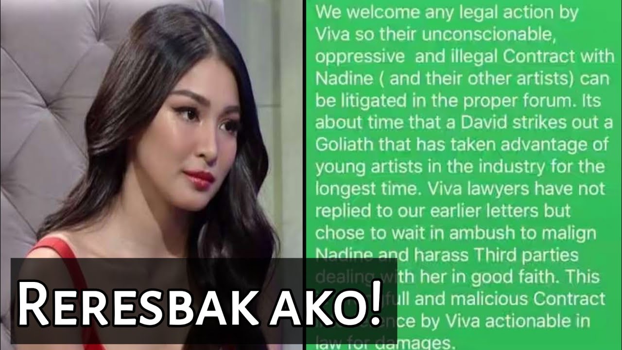 KAMPO ni Nadine may resbak sa VIVA! / Chika Entertainment