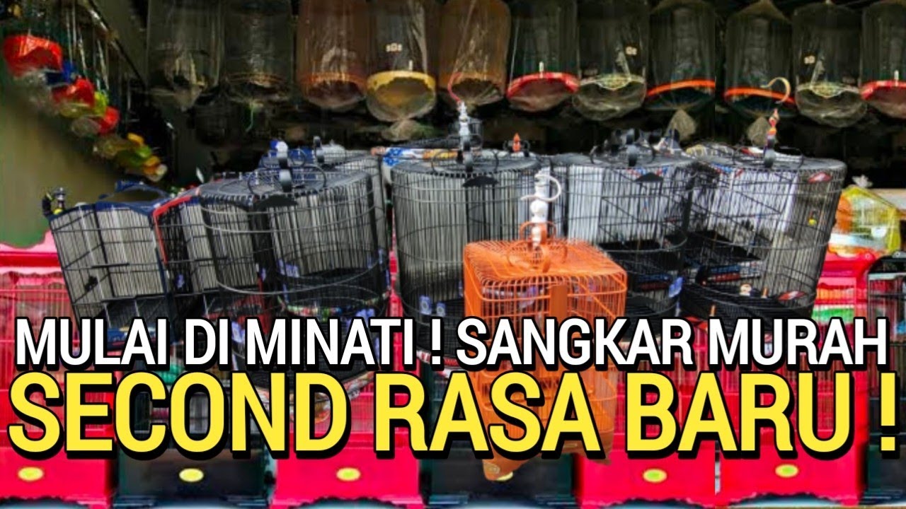 HEMAT 50% ! SANGKAR SECOND RASA BARU HARGA MURAH POL KIOS KANDANG BURUNG