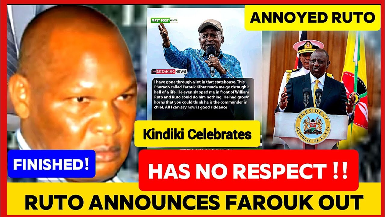 BREAKING! FAROUK SPOTTED AT HIS HOM TURBO AFTER PRESIDENT RUTO ANNOUNCED HIS REMOVAL IN STEGOSAURUS 