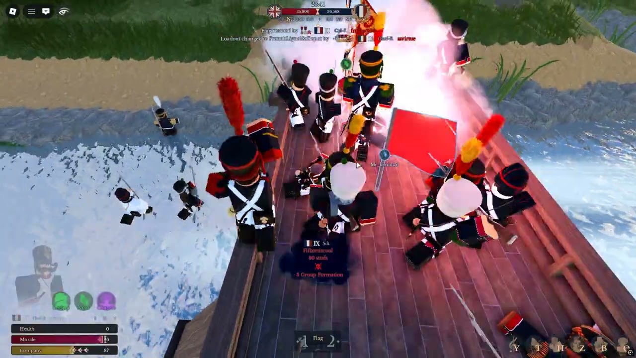 Roblox Napoleonic Wars | NCO BATTLE (18e korea)