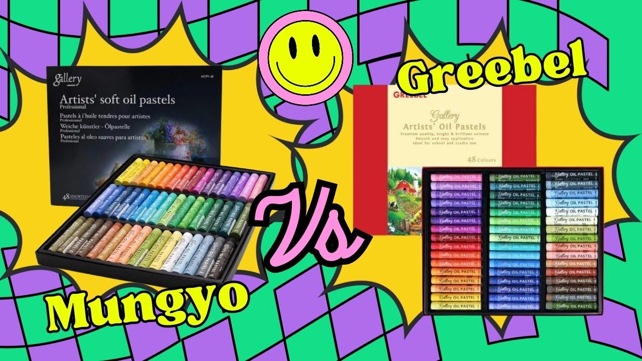 Unboxing Mungyo soft oil pastels | battle mungyo vs greebel artist