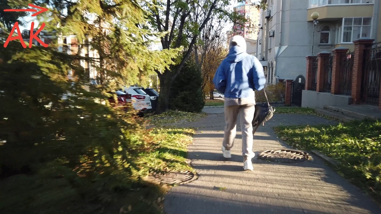 Autumn Walk, Khabarovsk, Russia, 4k