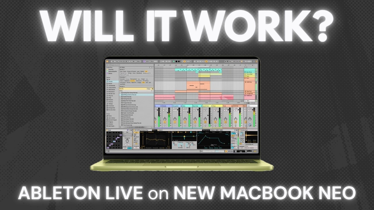 Будет ли MacBook Neo работать с Ableton Live?