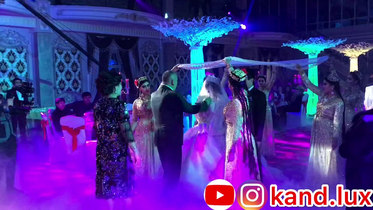 Шикарная свадьба в Худжанде оформление, тяжело 💨 дым от «Канд Люкс»