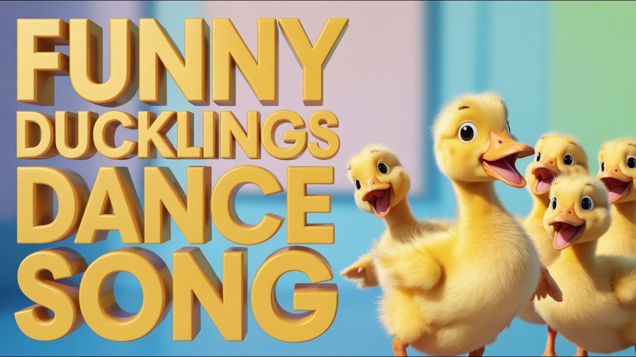 Cute Little Ducks | English Children’s Song with Quack Quack Sound and Fun Educational Music