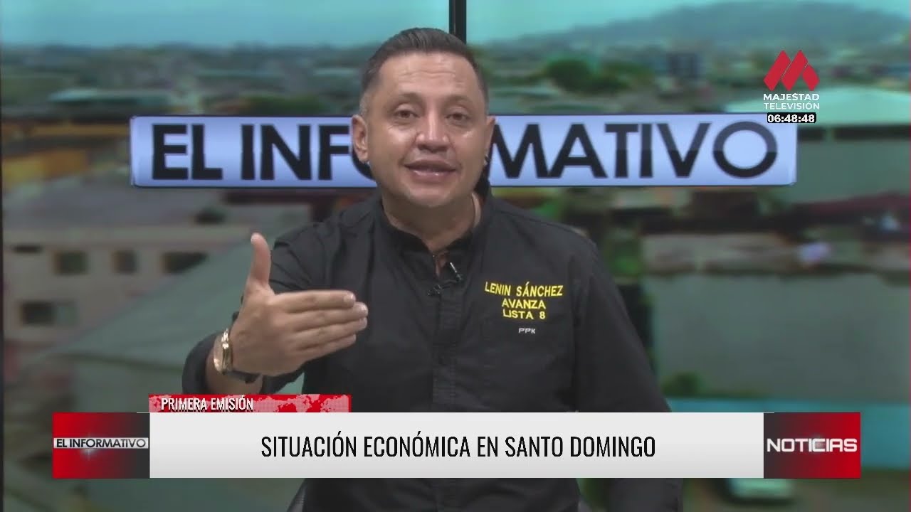 Lenín Sánchez: Retos Económicos de Santo Domingo | El Informativo | Majestad Tv