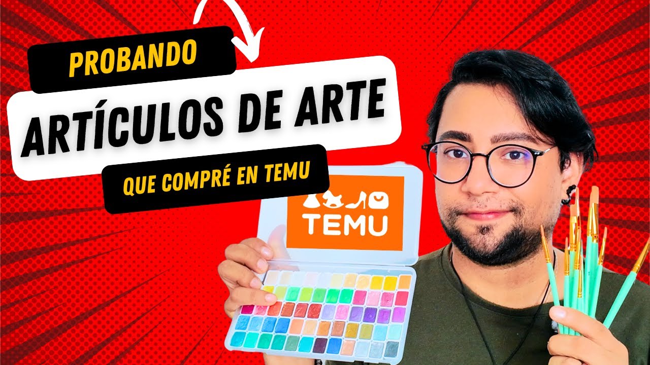 PROBANDO ARTÍCULOS DE ARTE DE TEMU (NO FUE LO QUE ESPERABA)